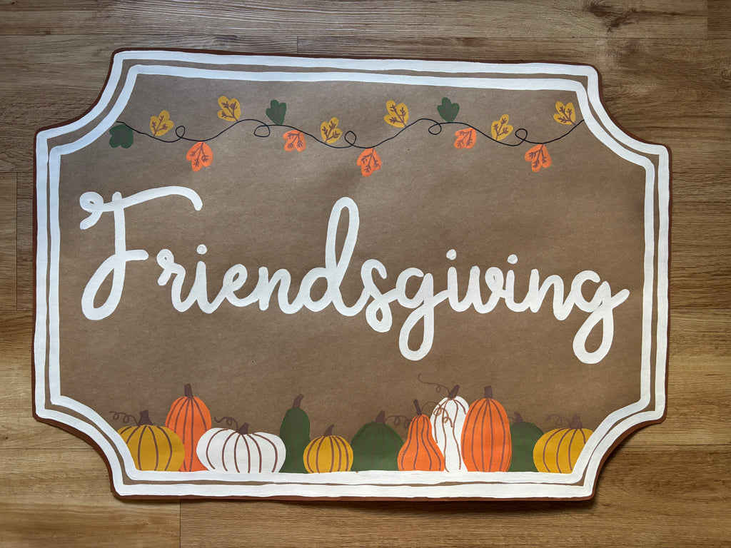 Thanksgiving/Friendsgiving Banner- Ready to Pick up/ship