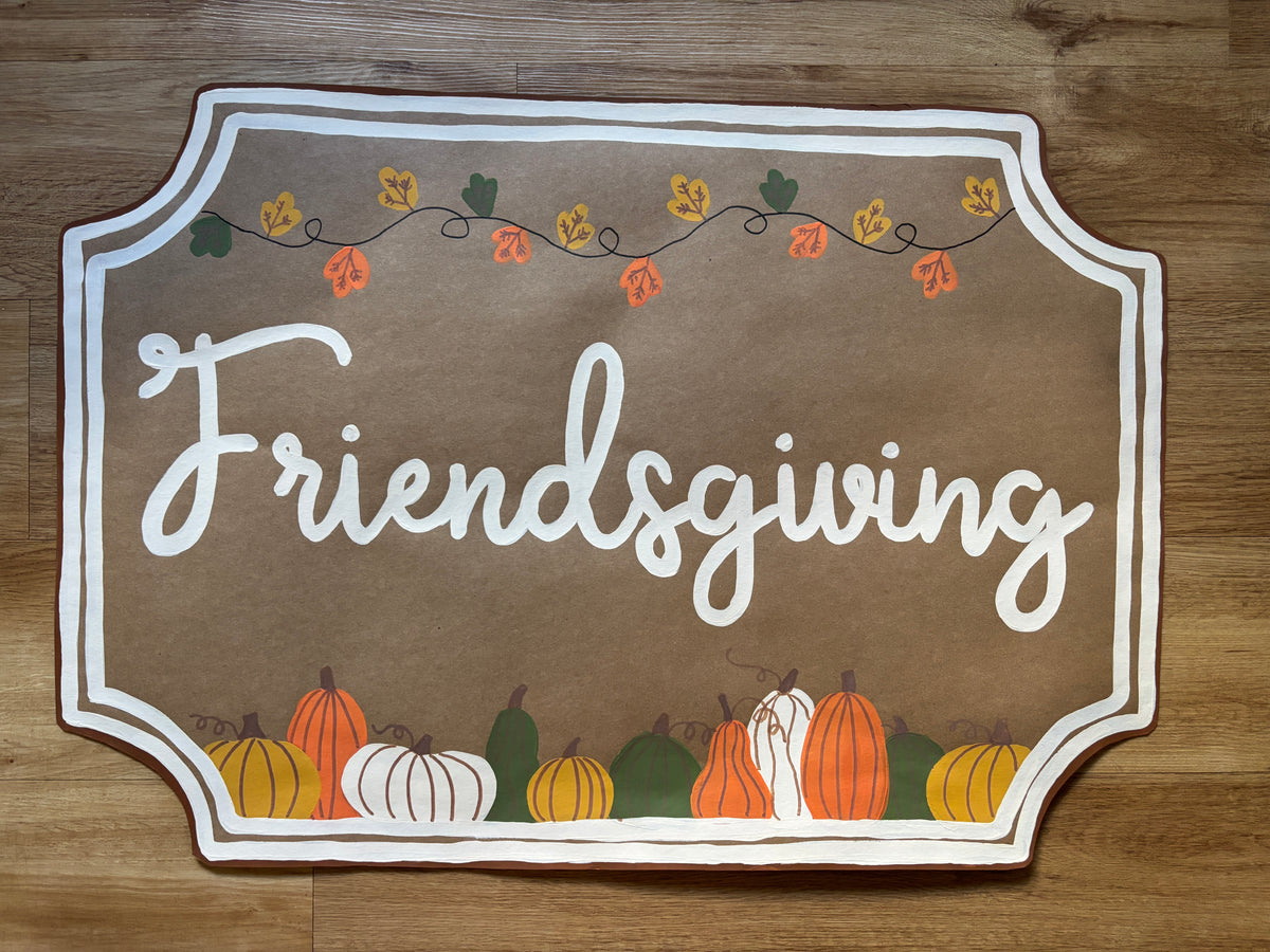 Thanksgiving/Friendsgiving Banner- Ready to Pick up/ship